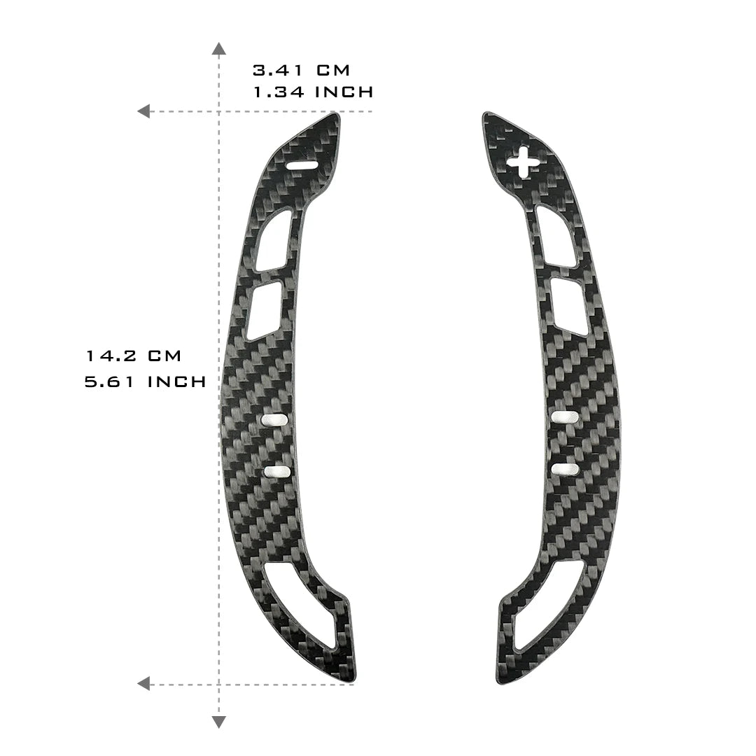 Carbon Fiber Magnetic Paddle Shifters for Golf MK8 (2021-2025)