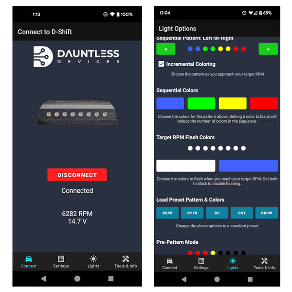 Smart Sequential Shift Light for Most Modern Vehicles - Plug & Play OBD2 D-Shift Light - EuroSpeed