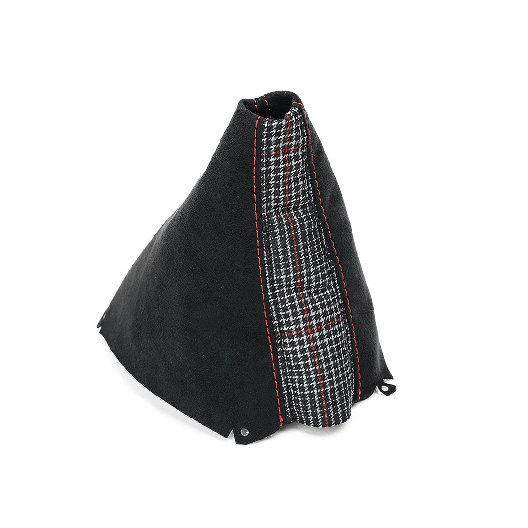 BFI Manual Shift Boot, Tartan Plaid Inlay for Volkswagen Golf MK8 / MK8.5 (2021–2026)