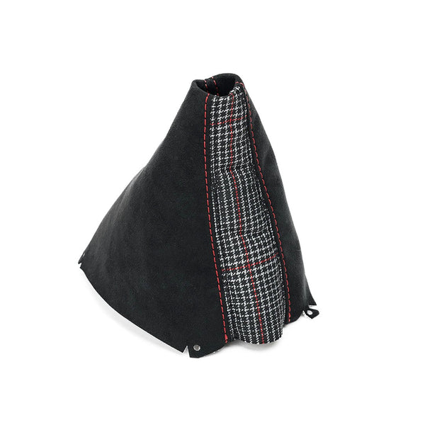 BFI Manual Shift Boot, Tartan Plaid Inlay for Volkswagen Golf MK8 / MK8.5 (2021–2026)