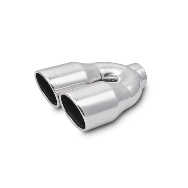 Dual Outlet Weld-On Exhaust Tips