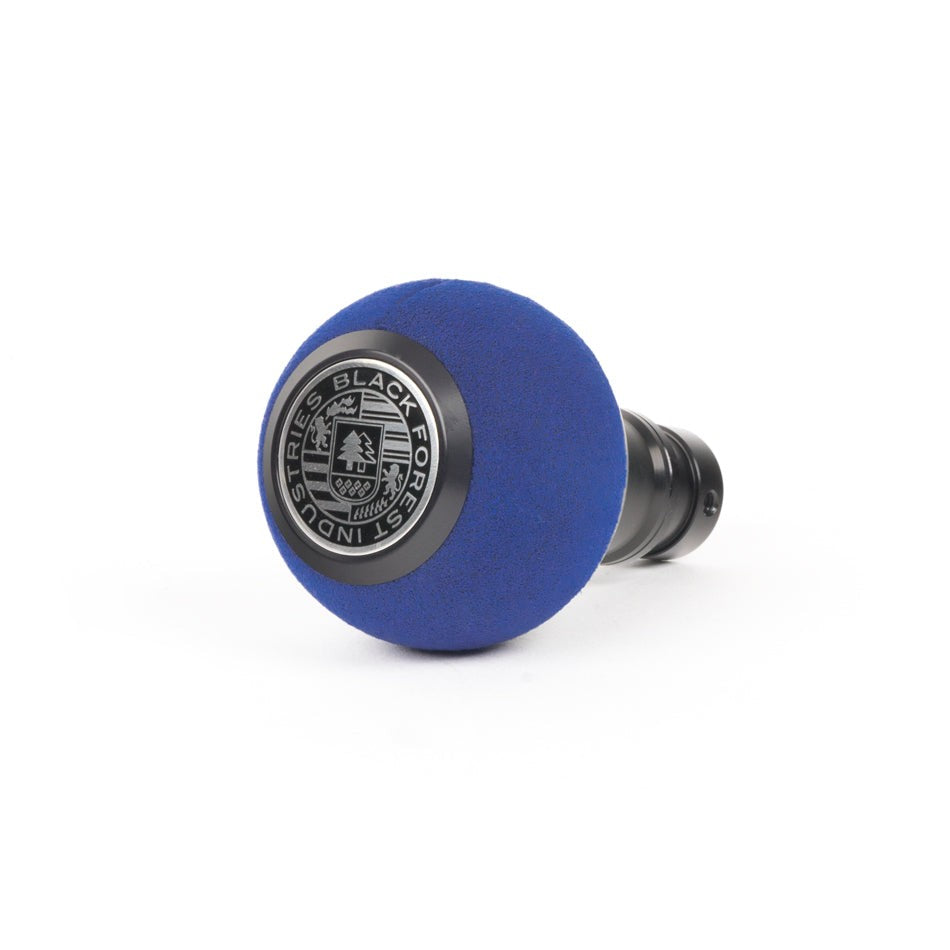 BFI GS2 Heavy Weight Shift Knob, Manual for BMW 6 Series, 3 Series, 8 Series, 5 Series & More (1976–2026) - Blue Alcantara / Black Anodized
