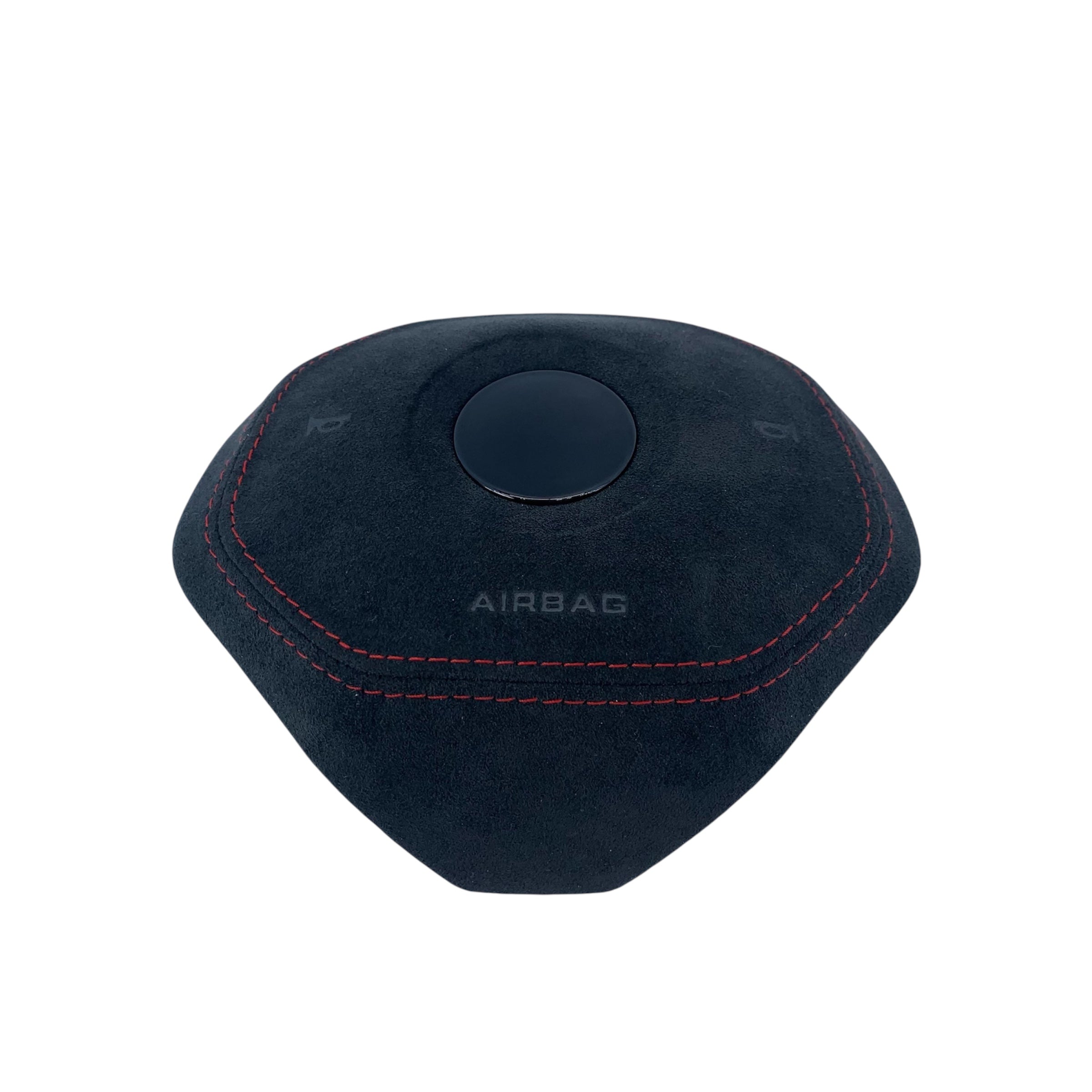 Custom Leather or Alcantara Airbag Cover for for VW Golf MK8, Jetta, Passat, Arteon, Tiguan, Taos, Polo, Atlas, ID.4