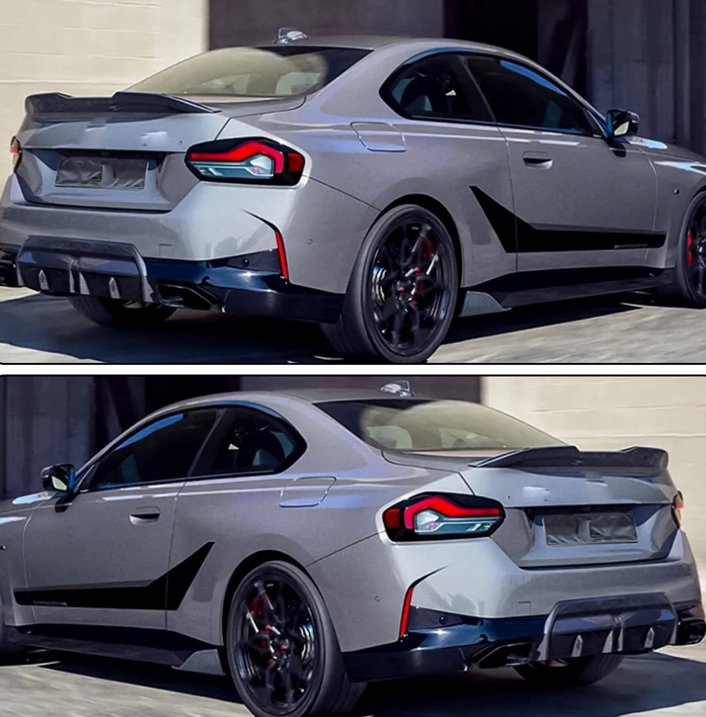 Carbon Fiber Rear Trunk Spoiler Lip for BMW 2 Series G42 M240i Coupe (2020-2022)