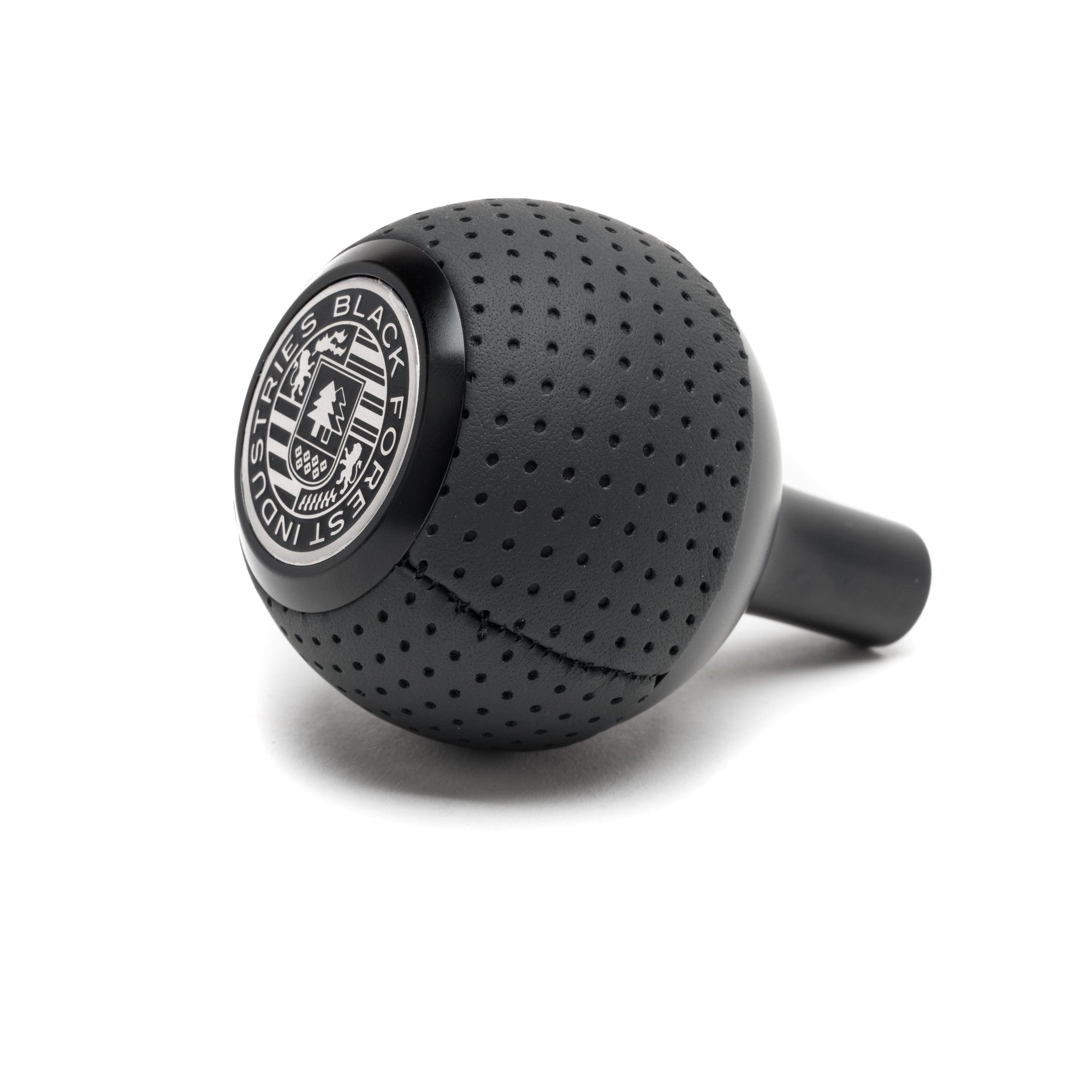 BFI GS2 Heavy Weight Shift Knob for Audi R8 42 / 4S (2006–2024) - Black Air Leather / Black Anodized / V2