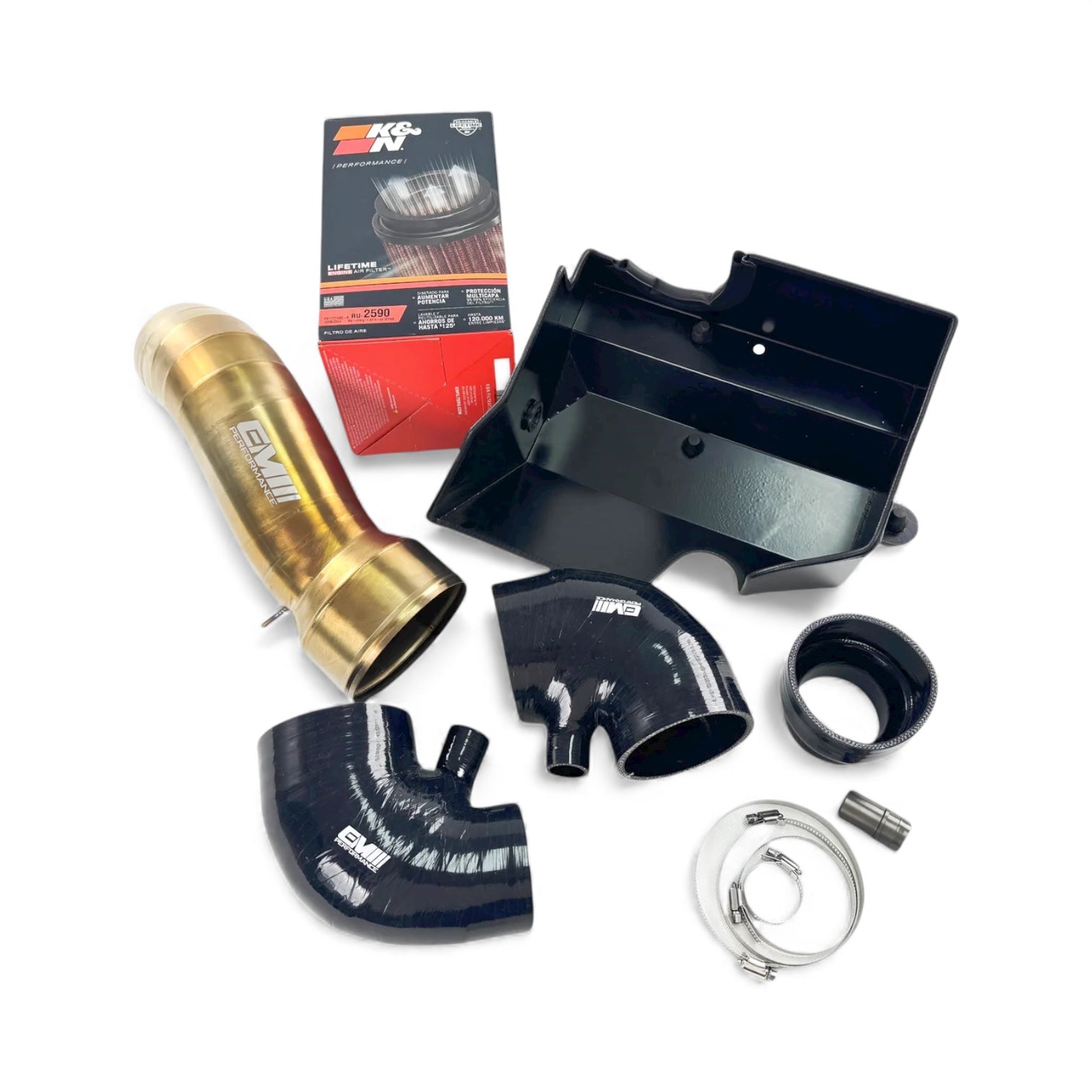 4" Titanium Air Intake Kit - Volkswagen Golf R / GTI MK7 / MK7.5 & Audi S3 / A3 8V (EA888.3)