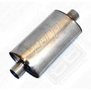 Techtonics Tuning Borla Stainless Muffler, Center/Center 2.5" - Universal