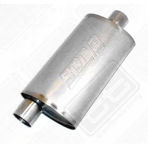 Techtonics Tuning Borla Stainless Muffler, Center/Offset 2.5" (VR6) for Volkswagen Golf MK3 / Jetta A3 / Passat B3 / Passat B4 (1992–1999)