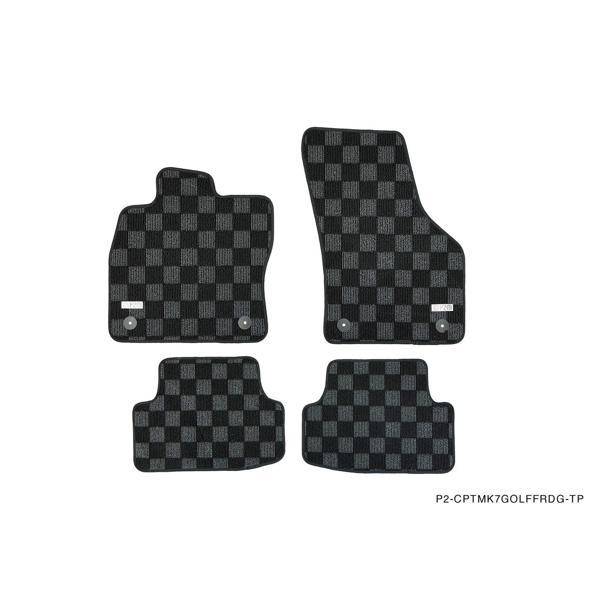 Phase 2 Motortrend Race Floor Mats for Volkswagen Golf GTI MK7 / MK8 (2015–2026)