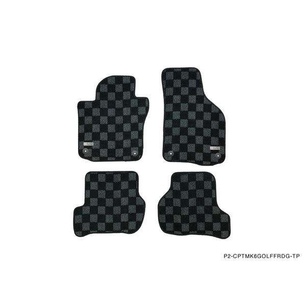 Phase 2 Motortrend Race Floor Mats for Volkswagen Golf GTI / Golf R MK6 (2010–2014)