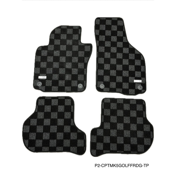 Phase 2 Motortrend Race Floor Mats for Volkswagen Golf GTI MK5 (2004–2009)