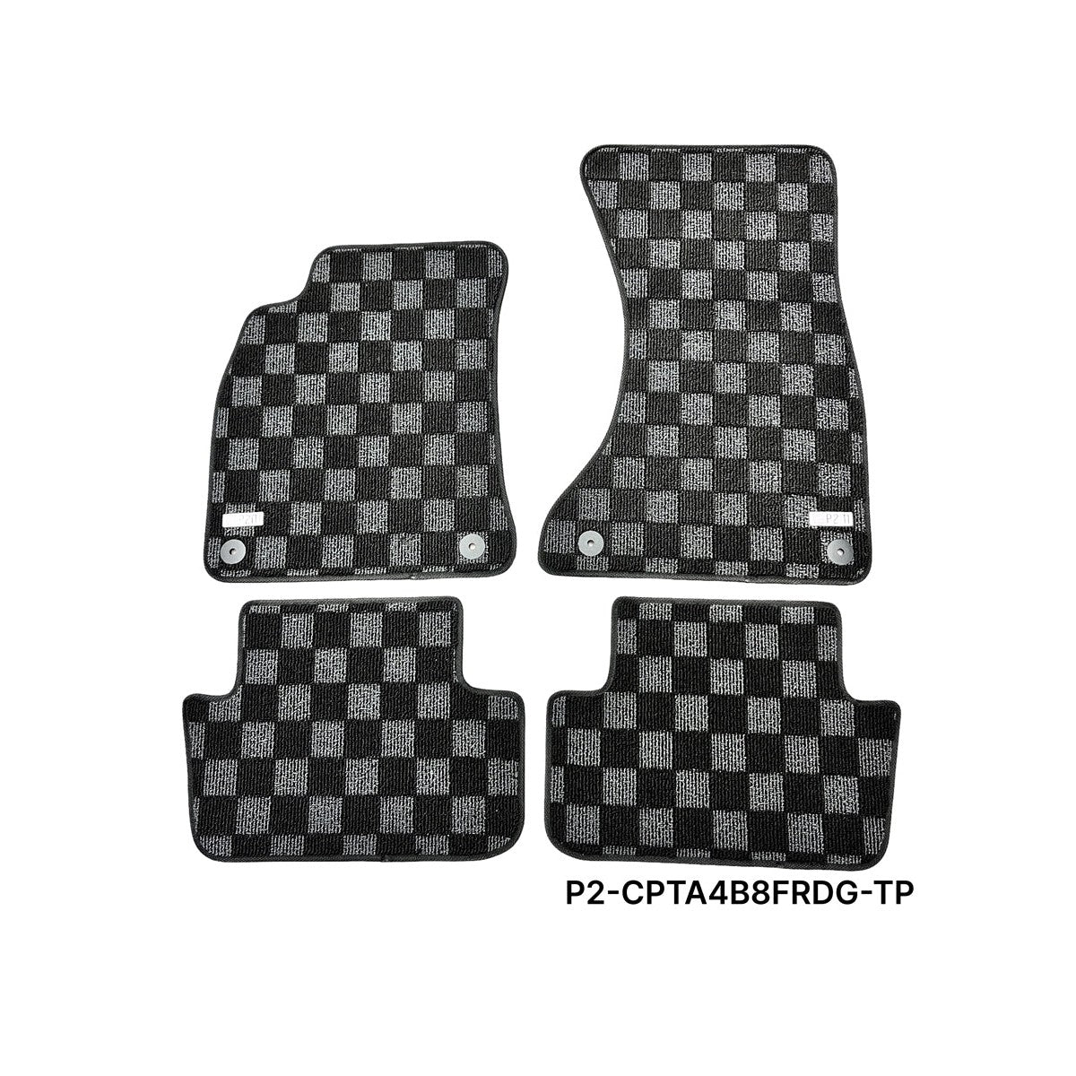 Phase 2 Motortrend Race Floor Mats for Audi A4 / S4 Sedan B8 / B8.5 (2008–2015)