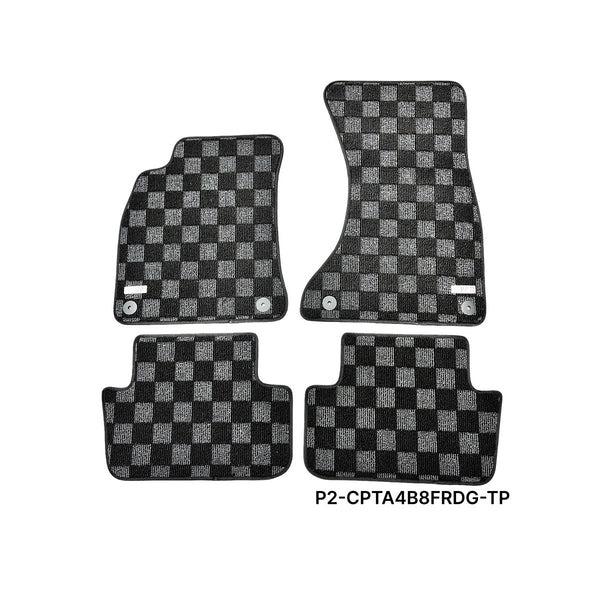Phase 2 Motortrend Race Floor Mats for Audi A4 / S4 Sedan B8 / B8.5 (2008–2015)