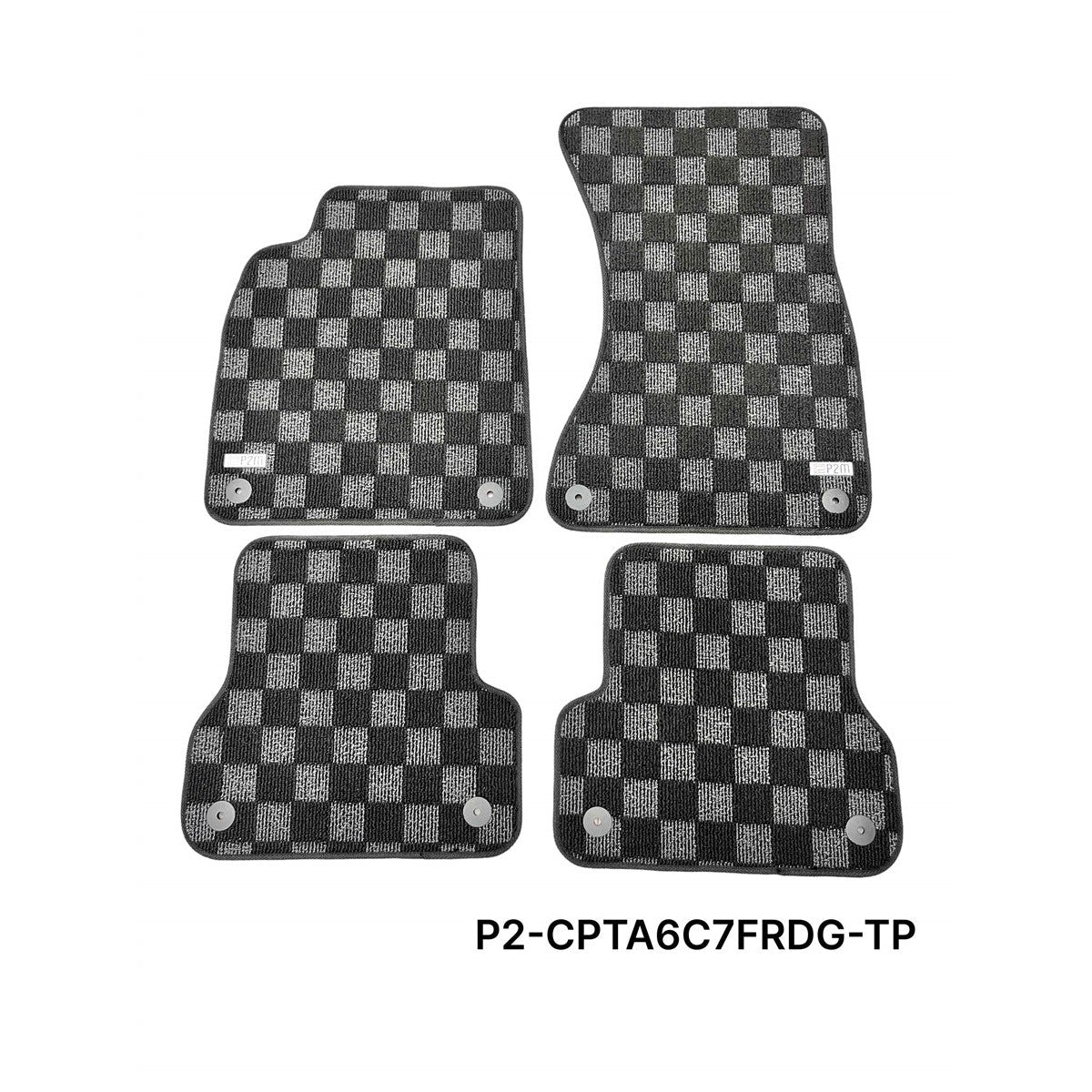 Phase 2 Motortrend Race Floor Mats for Audi A6 Sedan C7 / C7.5 (2012–2018)