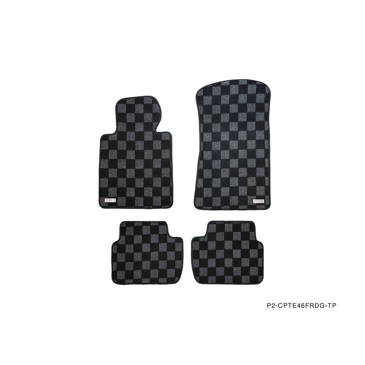 Phase 2 Motortrend Race Floor Mats for BMW 3 Series E46 Coupe / Sedan (1999–2006)