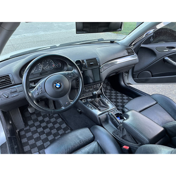 Phase 2 Motortrend Race Floor Mats for BMW 3 Series E46 Coupe / Sedan (1999–2006)
