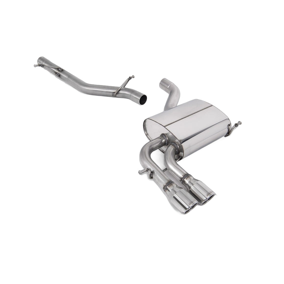 Milltek Sport Non-Resonated Cat-Back Exhaust for Audi A3 8P (2004–2012)