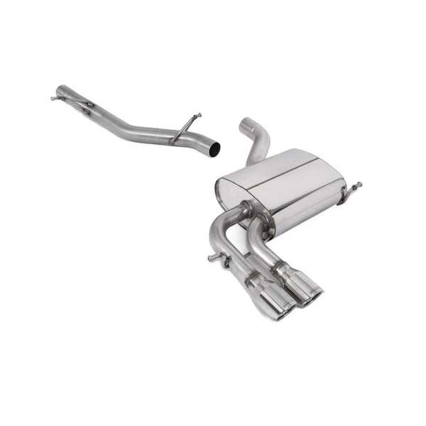Milltek Sport Non-Resonated Cat-Back Exhaust for Audi A3 8P (2004–2012)