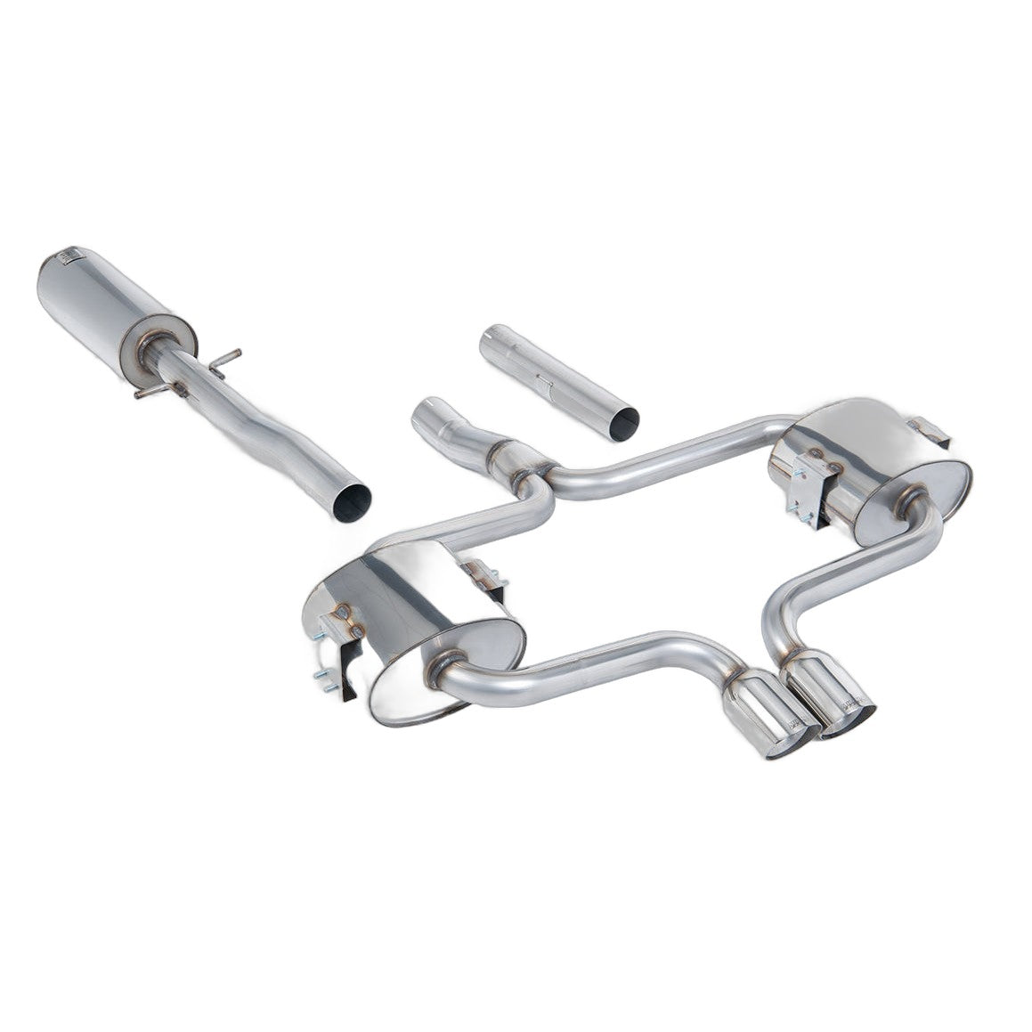 Milltek Sport Resonated Cat-Back Exhaust for Mini MK1 R52 (2004–2008)