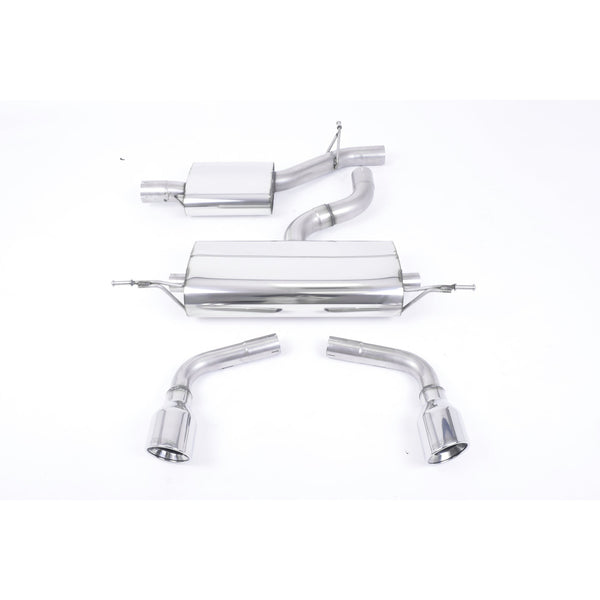 Milltek Sport Resonated Cat-Back Exhaust (Audi TT MK2 3.2 Quattro Jet Tips) for Audi TT 8J (2006–2010)