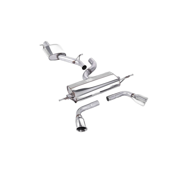 Milltek Sport Resonated Cat-Back Exhaust (Audi TT MK2 GT Tips) for Audi TT 8J (2006–2010)