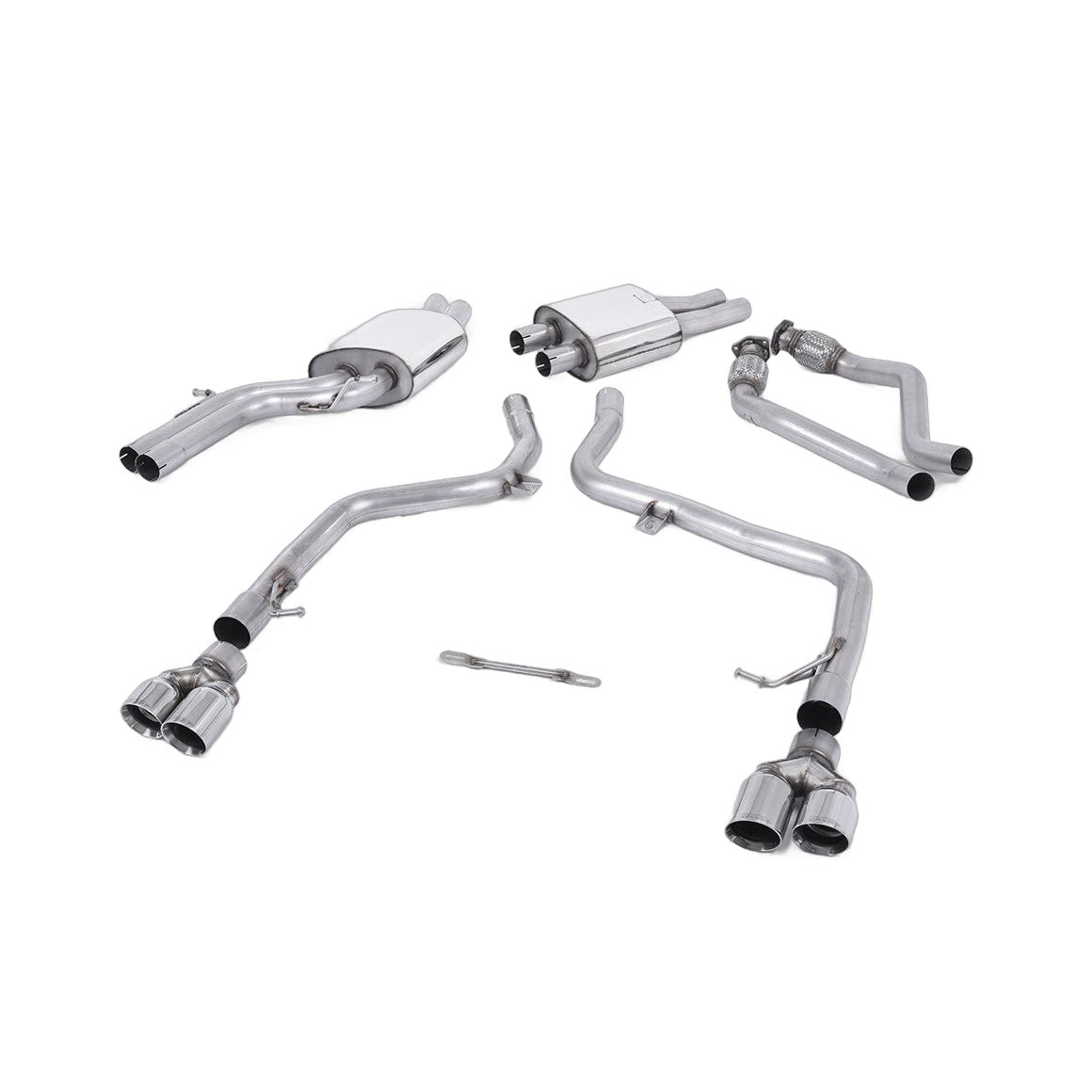 Milltek Sport Race Non-Resonated Cat-Back Exhaust (SSXAU265) for Audi S5 B8 (2009–2011)