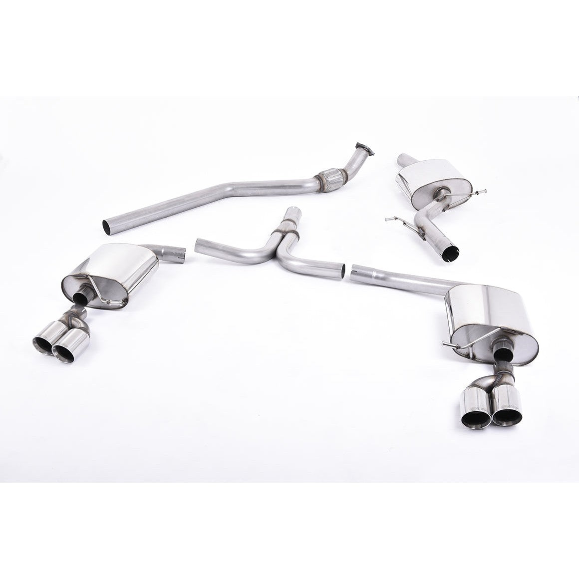 Milltek Sport Cat-Back Exhaust for Audi A4 B8 (2008–2015)