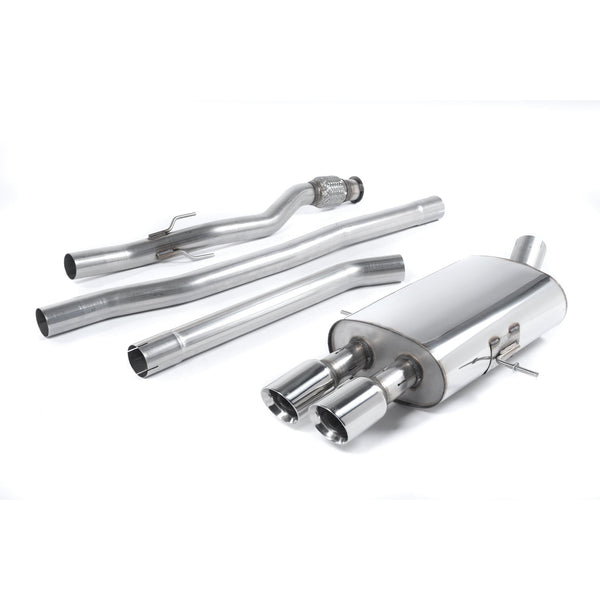 Milltek Sport Non-Resonated Cat-Back Exhaust (Mini Cooper S R56 R58 80mm GT Tips) for Mini MK2 R56 / R58 (2006–2015)