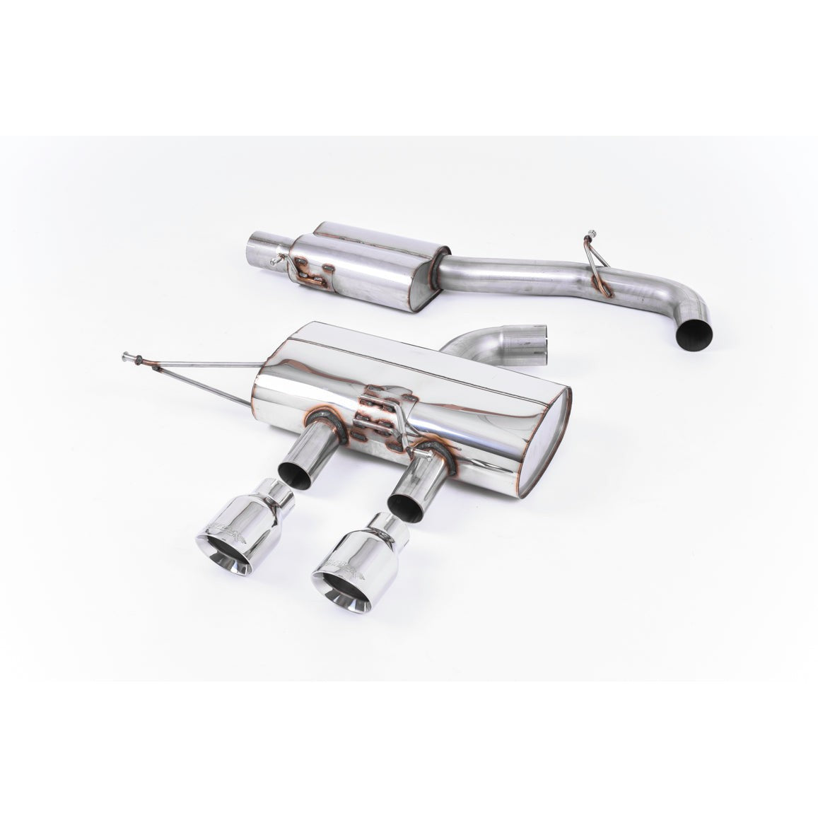 Milltek Sport Resonated Race Cat-Back Exhaust (VW Golf R MK6 Polished Tips) for Volkswagen Golf MK6 (2009–2013)