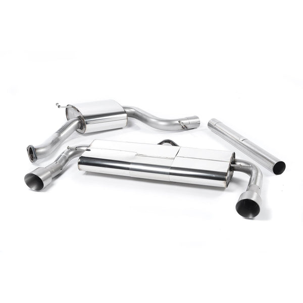 Milltek Sport Resonated Cat-Back Exhaust (VW Golf GTI MK7 Brushed Titanium Tips) for Volkswagen Golf MK7 (2013–2016)