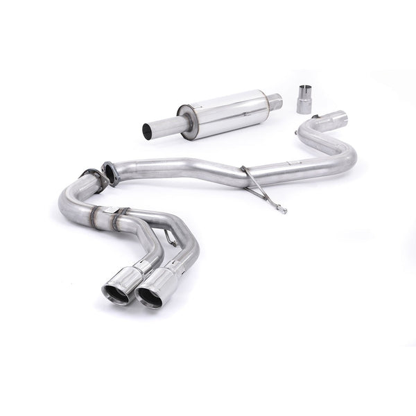 Milltek Sport Resonated Cat-Back Exhaust (Audi A3 MQB 2.0 TDI Polished Tips) for Audi A3 8V (Pre-Facelift) (2013–2020)
