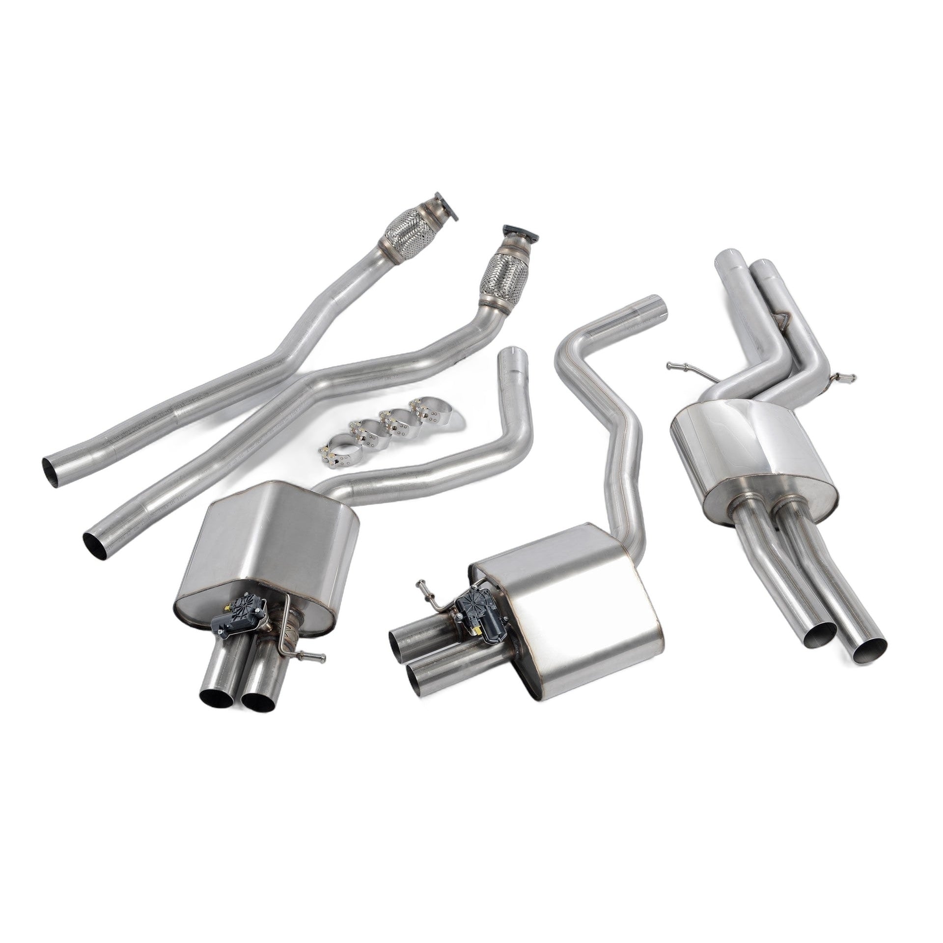 Milltek Sport Resonated Cat-Back Exhaust for Audi RS6 C7, RS7 C7 (2013–2018)