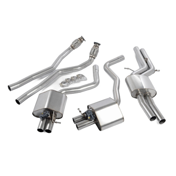 Milltek Sport Resonated Cat-Back Exhaust for Audi RS6 C7, RS7 C7 (2013–2018)