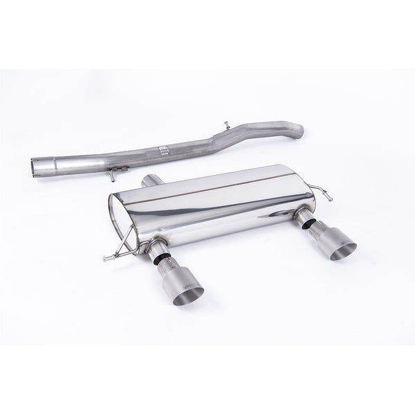 Milltek Sport Non-Resonated Race Cat-Back Exhaust (Audi TT MK1 225 Brushed Titanium Tips) for Audi TT 8N (1998–2006)
