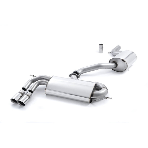 Milltek Sport Resonated Race Cat-Back Exhaust (VW Golf MK5 GTI 2.0T Polished Tips) for Volkswagen Golf MK5 (2004–2009)