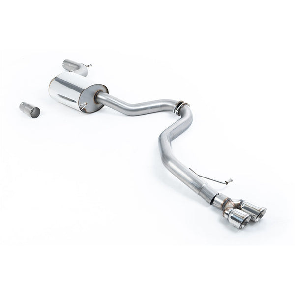 Milltek Sport Resonated Cat-Back Exhaust (VW Jetta MK6 GLI Polished Tips) for Volkswagen Jetta A6 (2011–2014)