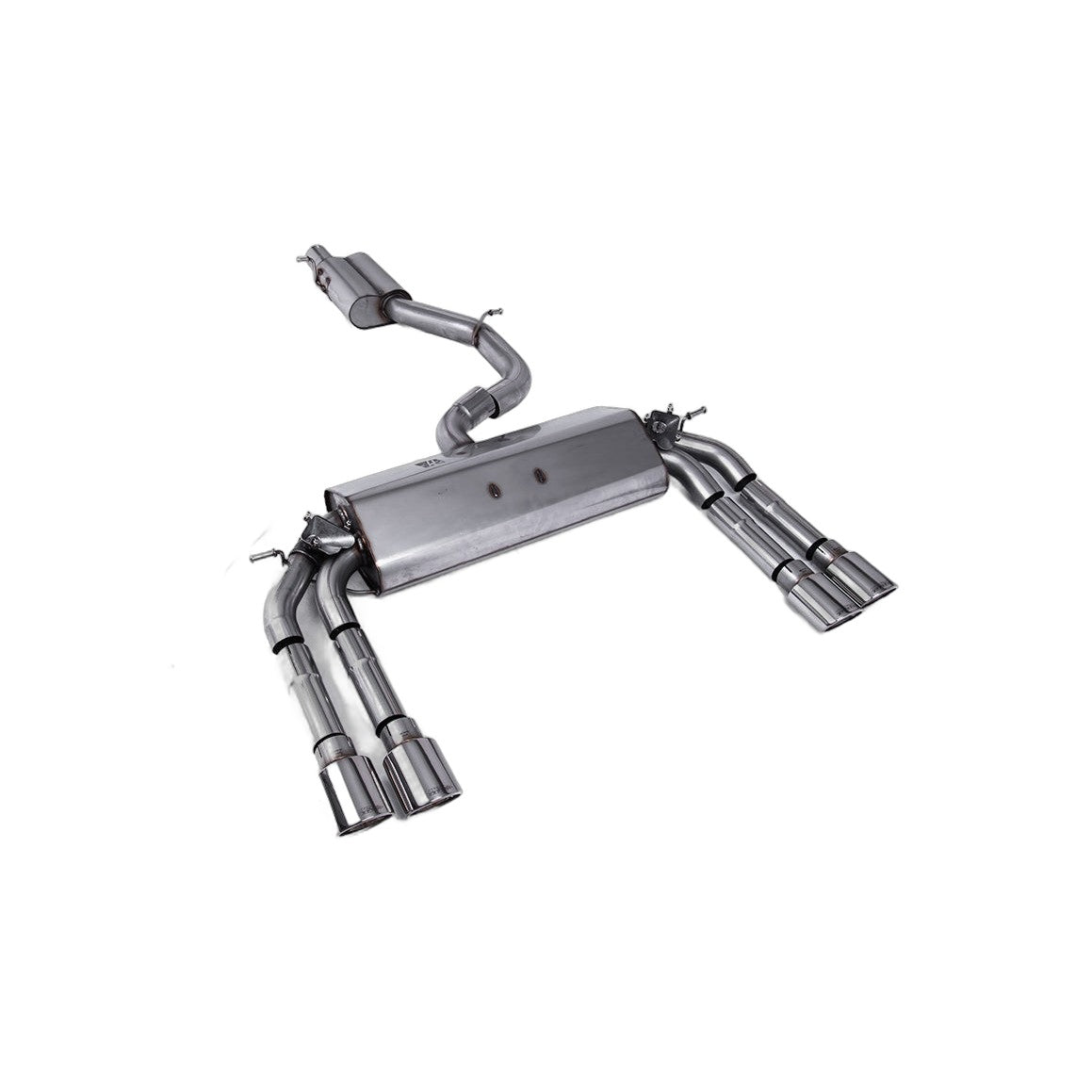 Milltek Sport Resonated Cat-Back Exhaust (Audi 8V S3 Polished Tips) for Audi S3 8V (2013–2018)