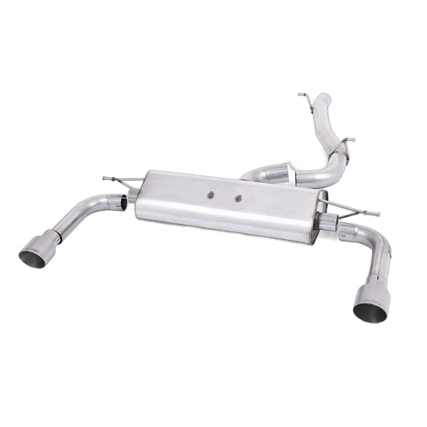 Milltek Sport Non-Resonated Cat-Back Exhaust (Audi A3 8V 2.0 TFSI Brushed Titanium Tips) for Audi A3 8V (2014–2020)