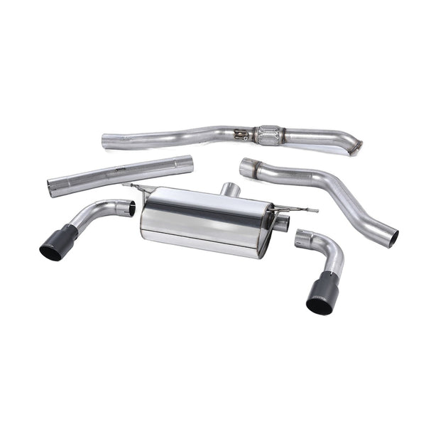 Milltek Sport Resonated Cat-Back Exhaust (BMW F22 M235i Cerakote Black Tips) for BMW 2 Series F22 (2014–2015)