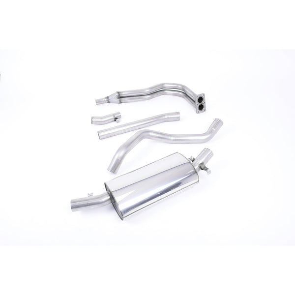 Milltek Sport Non-Resonated Manifold-Back Exhaust - Cast Manifold Polished Tips for Volkswagen Golf MK1 (1976–1983)