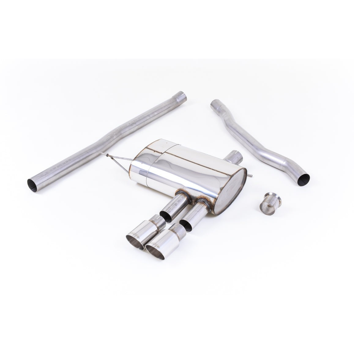Milltek Sport Non-Resonated Cat-Back Exhaust (Mini Cooper S F56 Polished Tips) for Mini MK3 F56 (2014–2023)