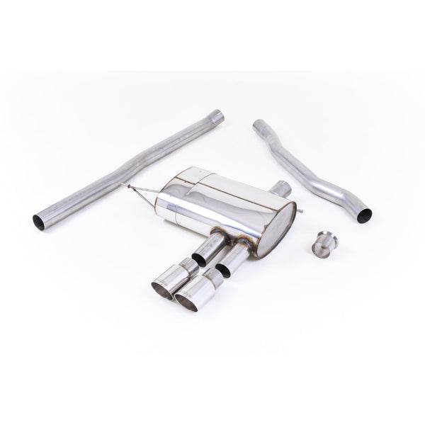 Milltek Sport Non-Resonated Cat-Back Exhaust (Mini Cooper S F56 Polished Tips) for Mini MK3 F56 (2014–2023)