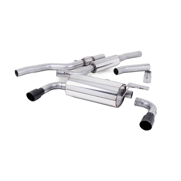 Milltek Sport Resonated Cat-Back Exhaust - Outlet Cerakote Black Tips for BMW 4 Series F82 (2014–2018)