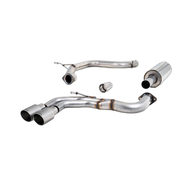 Milltek Sport Resonated Cat-Back Exhaust (MQB 2.0 TDI Brushed Titanium Tips) for Audi A3 8V (Pre-Facelift) (2013–2020)