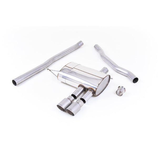 Milltek Sport Non-Resonated Cat-Back Exhaust (Mini Cooper S F56 Brushed Titanium Tips) for Mini MK3 F56 (2014–2023)