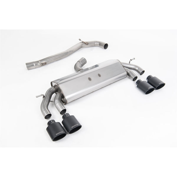 Milltek Sport Non-Resonated Race Cat-Back Exhaust (R Cerakote Black Tips) for Volkswagen Golf MK7.5 (2017–2021)