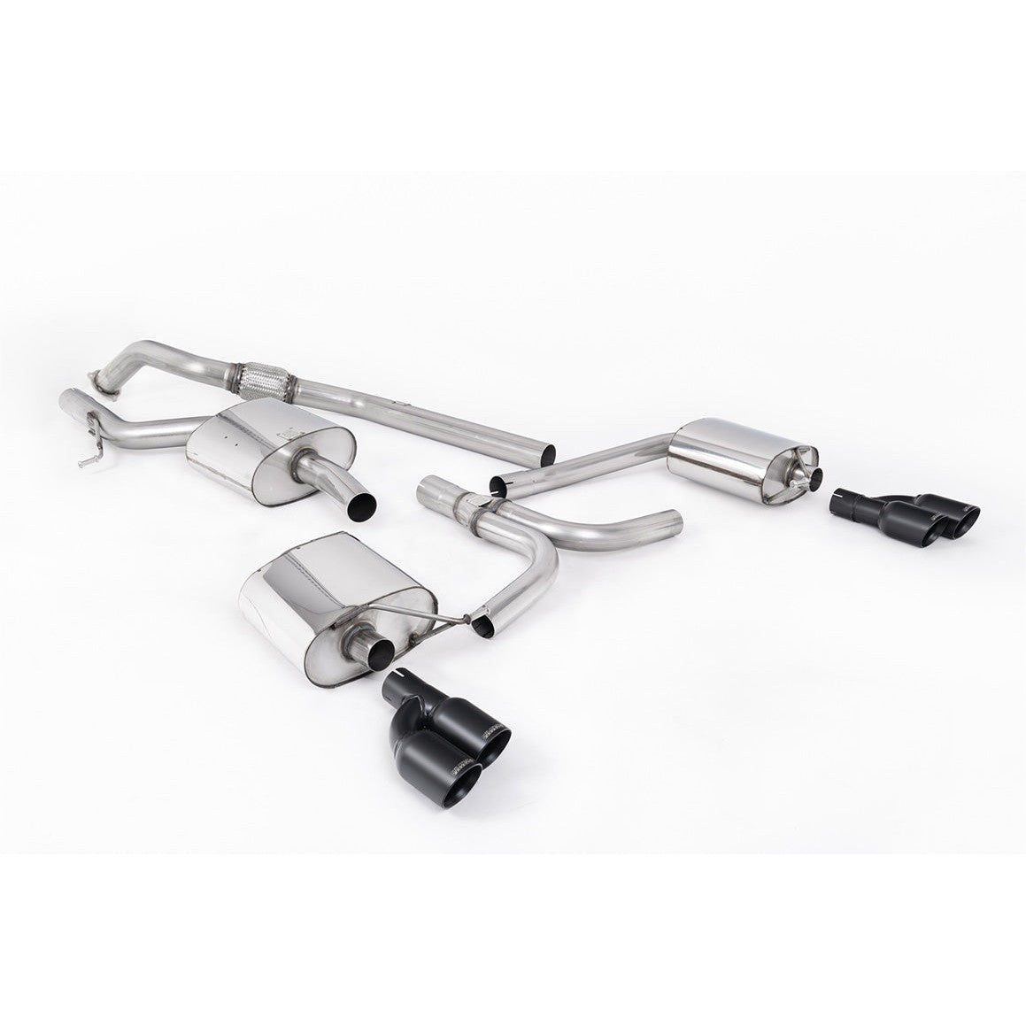 Milltek Sport Resonated Cat-Back Exhaust (SSXAU665) for Audi A4 B8 (2008–2015)