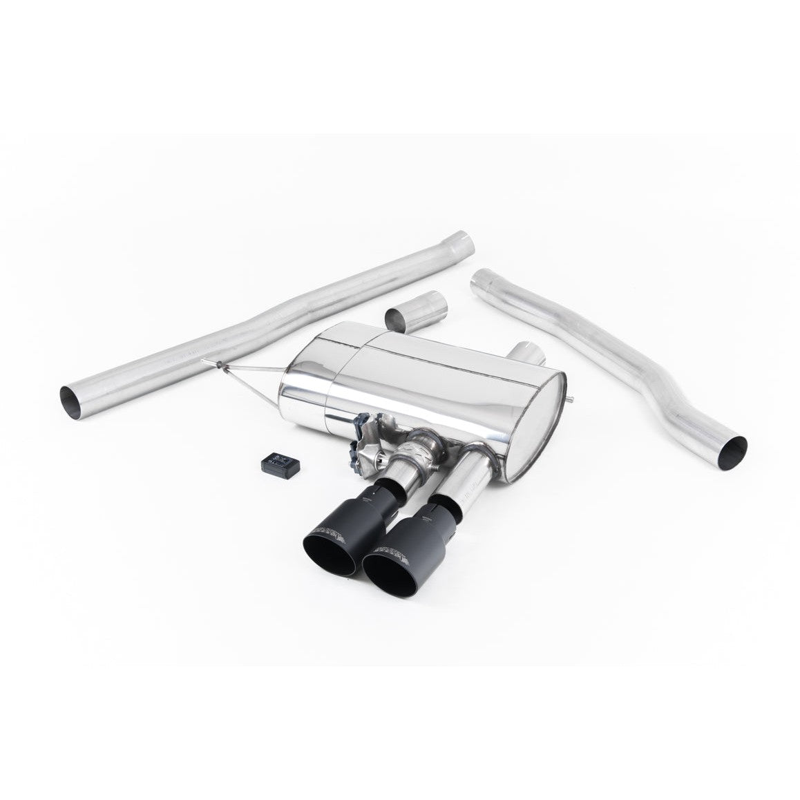 Milltek Sport Valved Cat-Back Exhaust (Mini Cooper S F56 Cerakote Black Tips) for Mini MK3 F56 (2014–2023)