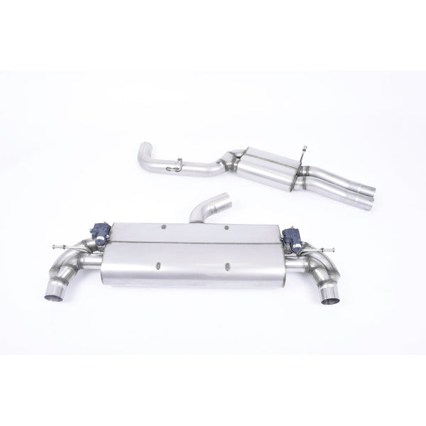 Milltek Sport Resonated Cat-Back Exhaust (Audi MK3 TTRS Cerakote Black Tips) for Audi TT 8S (2016–2026)