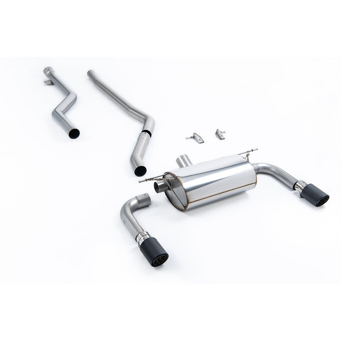 Milltek Sport Non-Resonated Race Cat-Back Exhaust (320i M Sport Carbon Fiber Tips) for BMW 3 Series F30 (2015–2019)